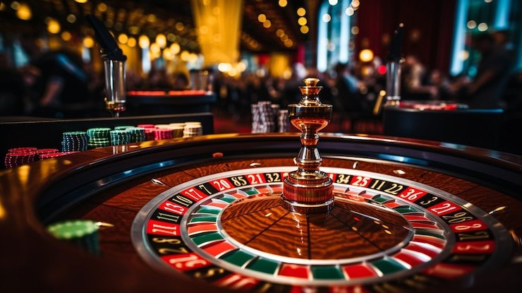 Tampilan meja roulette langsung dengan putaran roda secara real-time di platform bola11